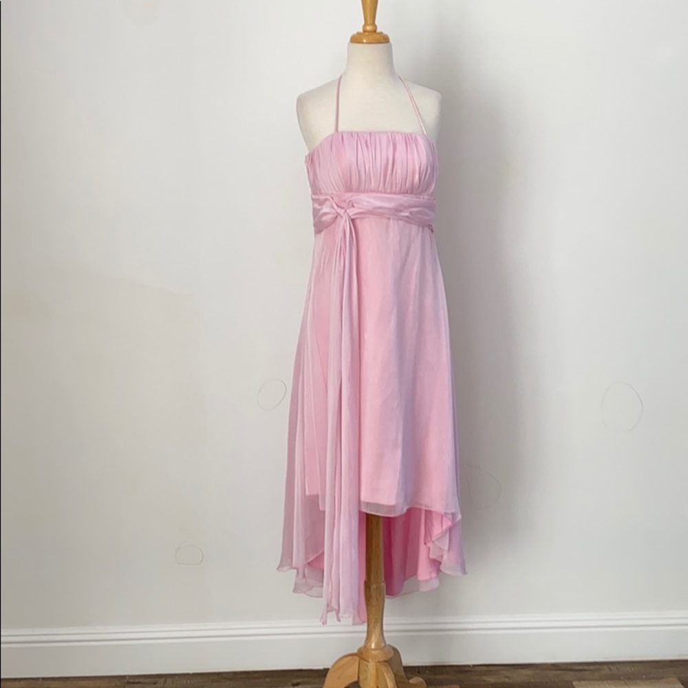 Pink short dress